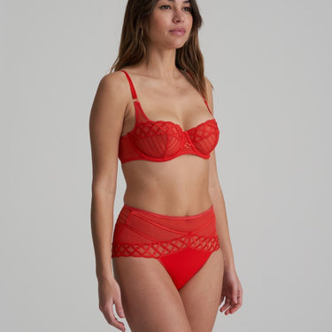 Marie Jo Jhana bh balconet lodret søm fiesta red Rød 5