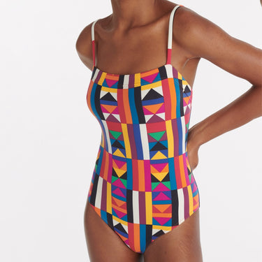 ERES Kaleido COLORS badedragt kaleido soleil Rød 2