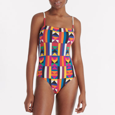 ERES Kaleido COLORS badedragt kaleido soleil Rød 1