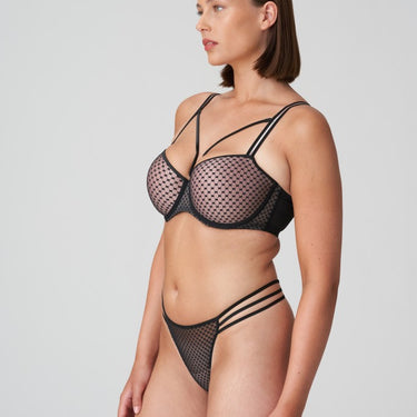 PrimaDonna Twist Glass Beach vatteret bh balconet black Sort 7