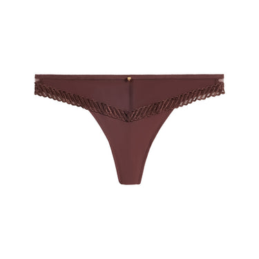 Aubade Sheer Emotion tanga string sepia Brun 6