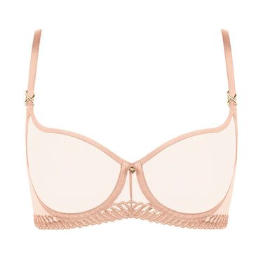 Aubade Sheer Emotion bh halv skål balconet sand Beige 7