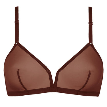 ERES Tulle PROVIDENCE bh uden bøjle trekants bh peau mate Brun 4