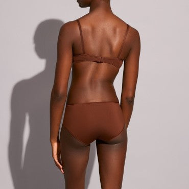 ERES Jersey Soyeux MONICA Soyeuse hipster trusse peau mate Brun 3