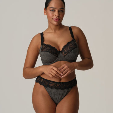 PrimaDonna Madison string trusse black tailor sort tern ternet 4