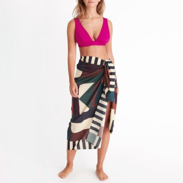 Kaleido Miroir beachwear sarong