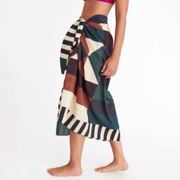 Kaleido Miroir beachwear sarong