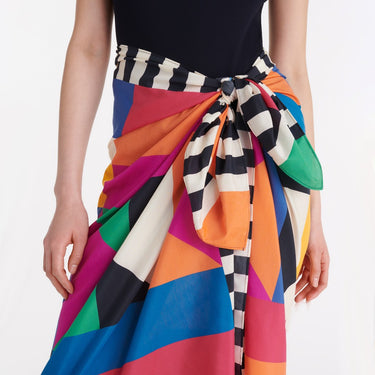 Kaleido Miroir beachwear sarong