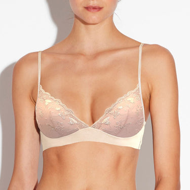La Perla Midnight Botanica bh uden bøjle trekants bh halo/ivory 1
