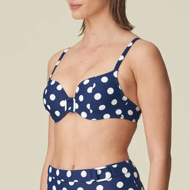 Marie Jo Swim Rosalie bikinitop med bøjle vatteret hjertefacon monaco blue Blå 3