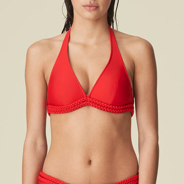 Marie Jo Swim Blanche bikinitop trekant vatteret pomme d’amour Rød 1