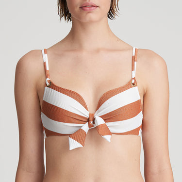 Marie Jo Swim Fernanda bikinitop med bøjle vatteret hjertefacon summer copper 1