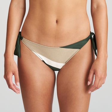 Marie Jo Swim Sitges lav bikinitrusse bindebånd malachite Grøn 1