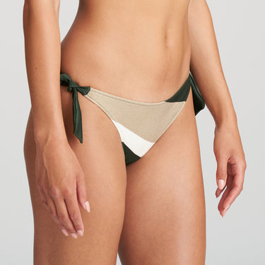 Marie Jo Swim Sitges lav bikinitrusse bindebånd malachite Grøn 2