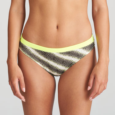 Marie Jo Swim Murcia bikinitrusse klassisk yellow flash gul dyreprint 1