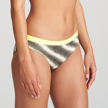 Marie Jo Swim Murcia bikinitrusse klassisk yellow flash gul dyreprint 2