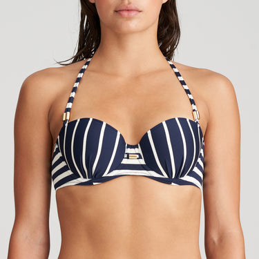 Marie Jo Swim Cadiz bikinitop stropløs water blue Blå 2