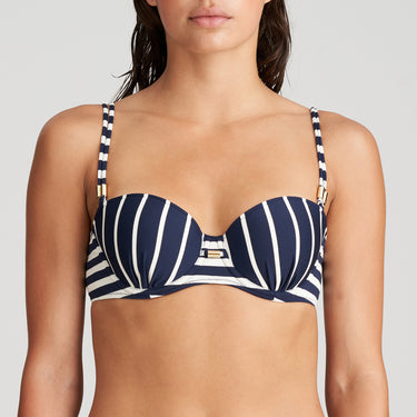 Marie Jo Swim Cadiz bikinitop stropløs water blue Blå 3