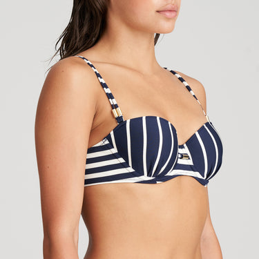 Marie Jo Swim Cadiz bikinitop stropløs water blue Blå 4