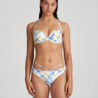 Marie Jo Swim Lundey bikinitop med bøjle vatteret hjertefacon lime snake Multi 3