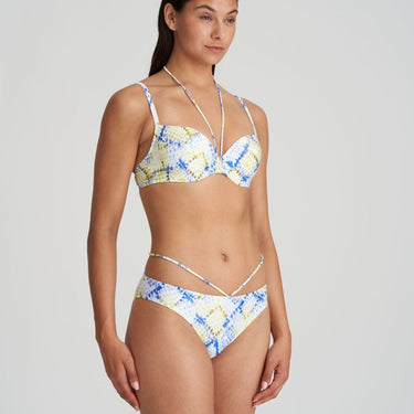 Marie Jo Swim Lundey bikinitop med bøjle vatteret hjertefacon lime snake Multi 4