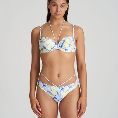 Marie Jo Swim Lundey bikinitop med bøjle vatteret hjertefacon lime snake Multi 5