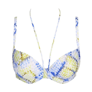 Marie Jo Swim Lundey bikinitop med bøjle vatteret hjertefacon lime snake Multi 8