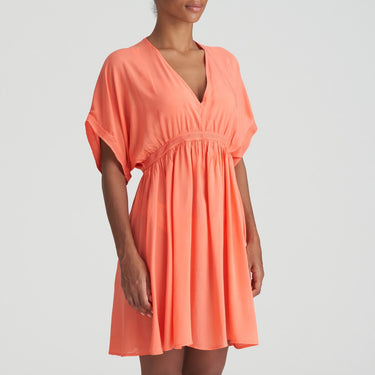 Marie Jo Swim Almoshi strandtøj kort kjole juicy peach Orange 2