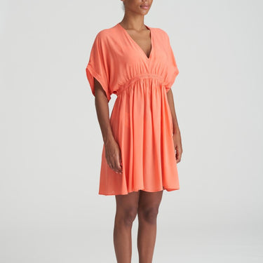 Marie Jo Swim Almoshi strandtøj kort kjole juicy peach Orange 5