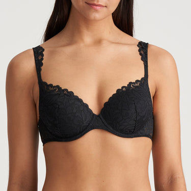 Marie Jo Elis bh vatteret hjertefacon black Sort 1