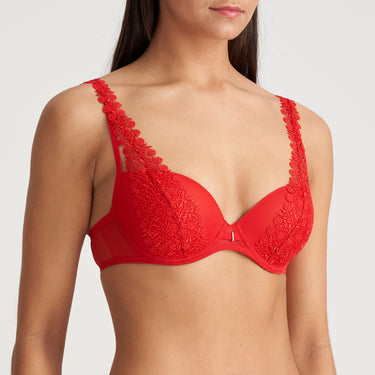 Marie Jo Danae vatteret bh dybt V red Rød 1