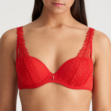 Marie Jo Danae vatteret bh dybt V red Rød 3