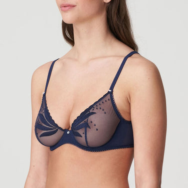 Marie Jo Etoile bh med dybt V sapphire blue BlĂĄ 2
