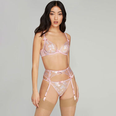 Agent Provocateur Milena strømpeholder pink Lyserød 1