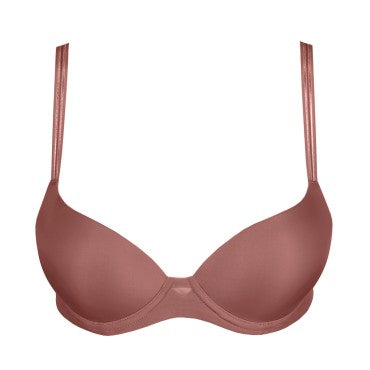 Marie Jo Louie bh vatteret push-up satin taupe Brun 5