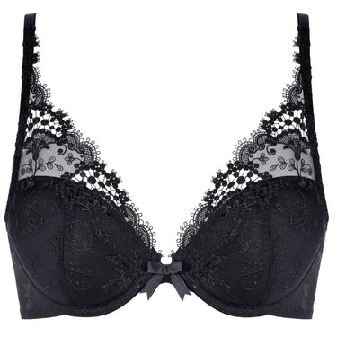 Simone Perele Wish bh vatteret push-up bh black Sort 4