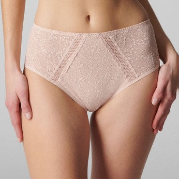 Simone Perele Comete høj talje trusse sable rose Beige 1