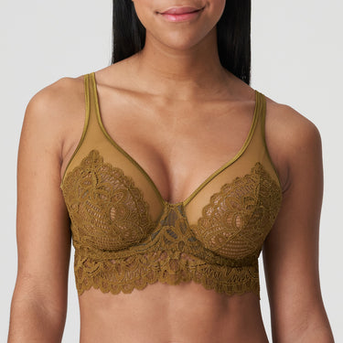 First Night triangle bra with underwire long line