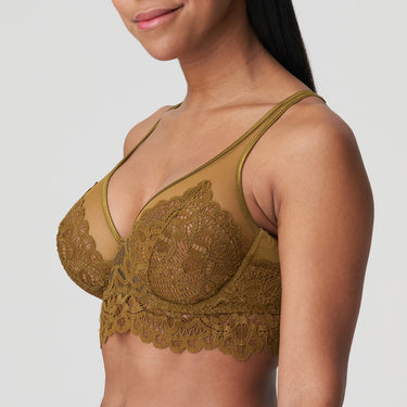 First Night triangle bra with underwire long line