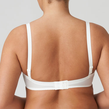 Satin bra molded strapless
