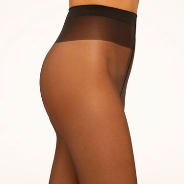 Wolford Individual 10 denier strømpebukser nearly black Sort 2