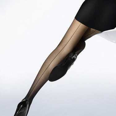 Wolford Individual strømpebukser med søm black Sort 1