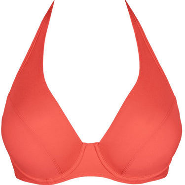 Empreinte Curl bikinitop med bøjle trekant halterneck nectarine Orange 2