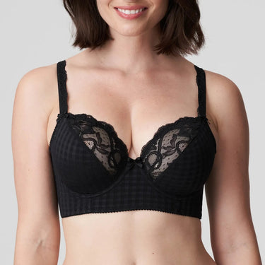 PrimaDonna Madison long line bh dybt V black Sort 1