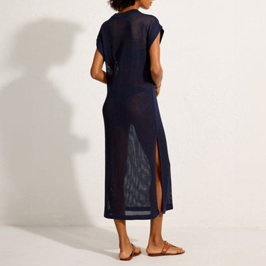 Cover-up strandtøj lang kjole