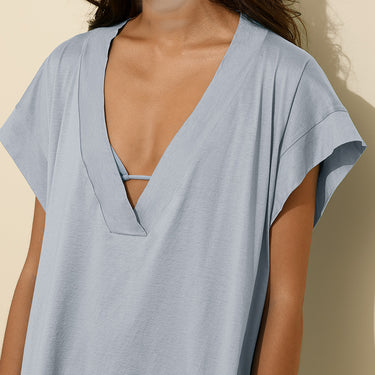 ERES Zephyr Renee strandtøj kort kjole sable gris Beige 1