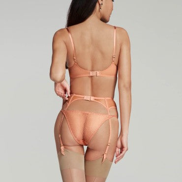 Agent Provocateur Lorna Lace strømpeholder praline praline Orange 3