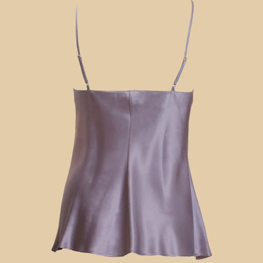 Marjolaine Soie Unie Odon camisole silke raisin Lilla 2