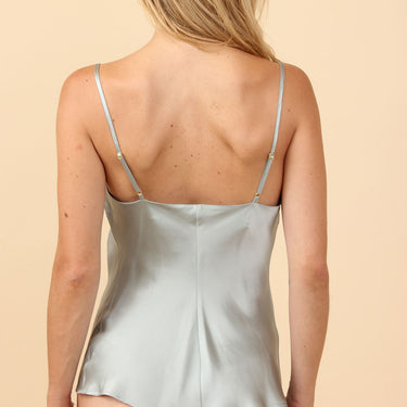 Marjolaine Soie Unie Odon camisole silke brume Blå 2