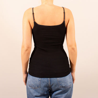 Oscalito cotton rib spaghetti strap